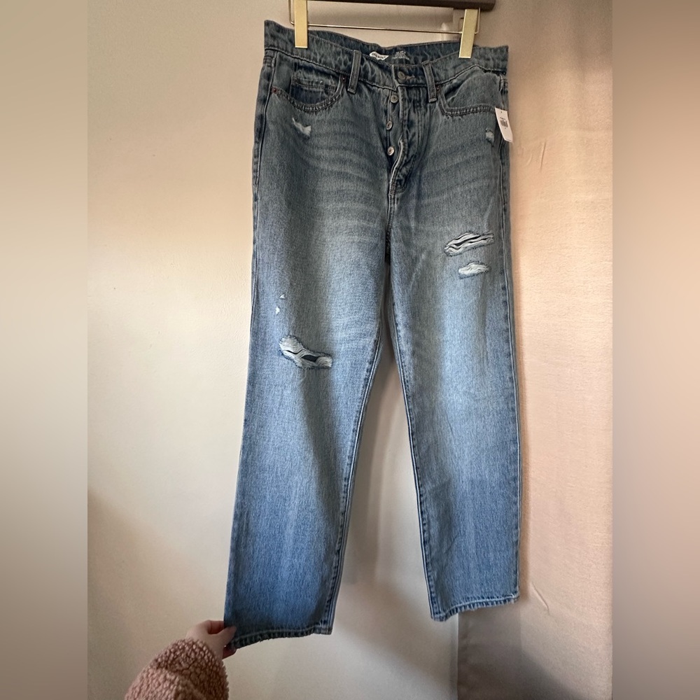NWT OLD NAVY SKI HIGH STRAIGHT PANTS